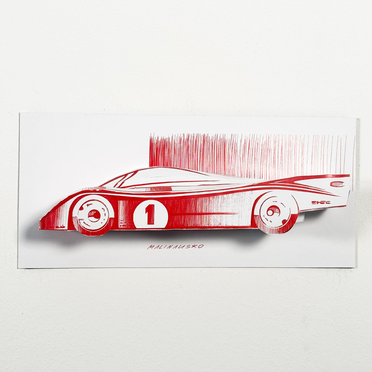 Lemans Legend 962 - Wall Sculpture 30 cm