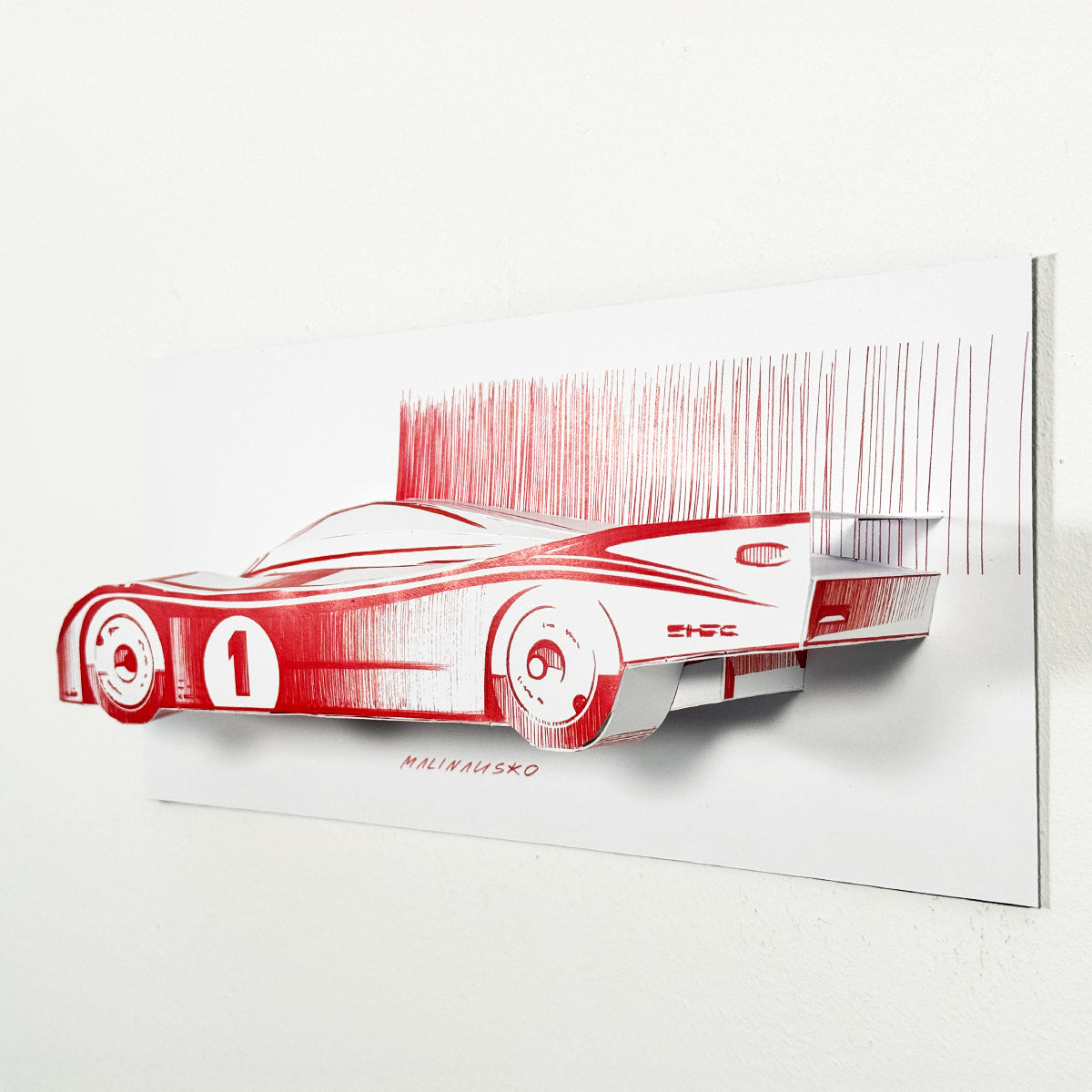 Lemans Legend 962 - Wall Sculpture 30 cm