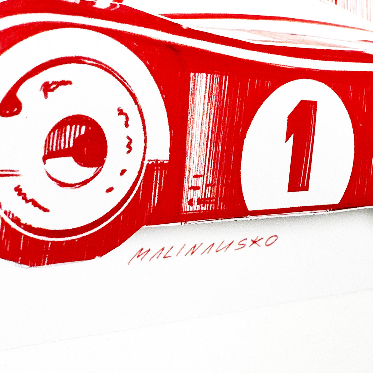 Lemans Legend 962 - Wall Sculpture 30 cm