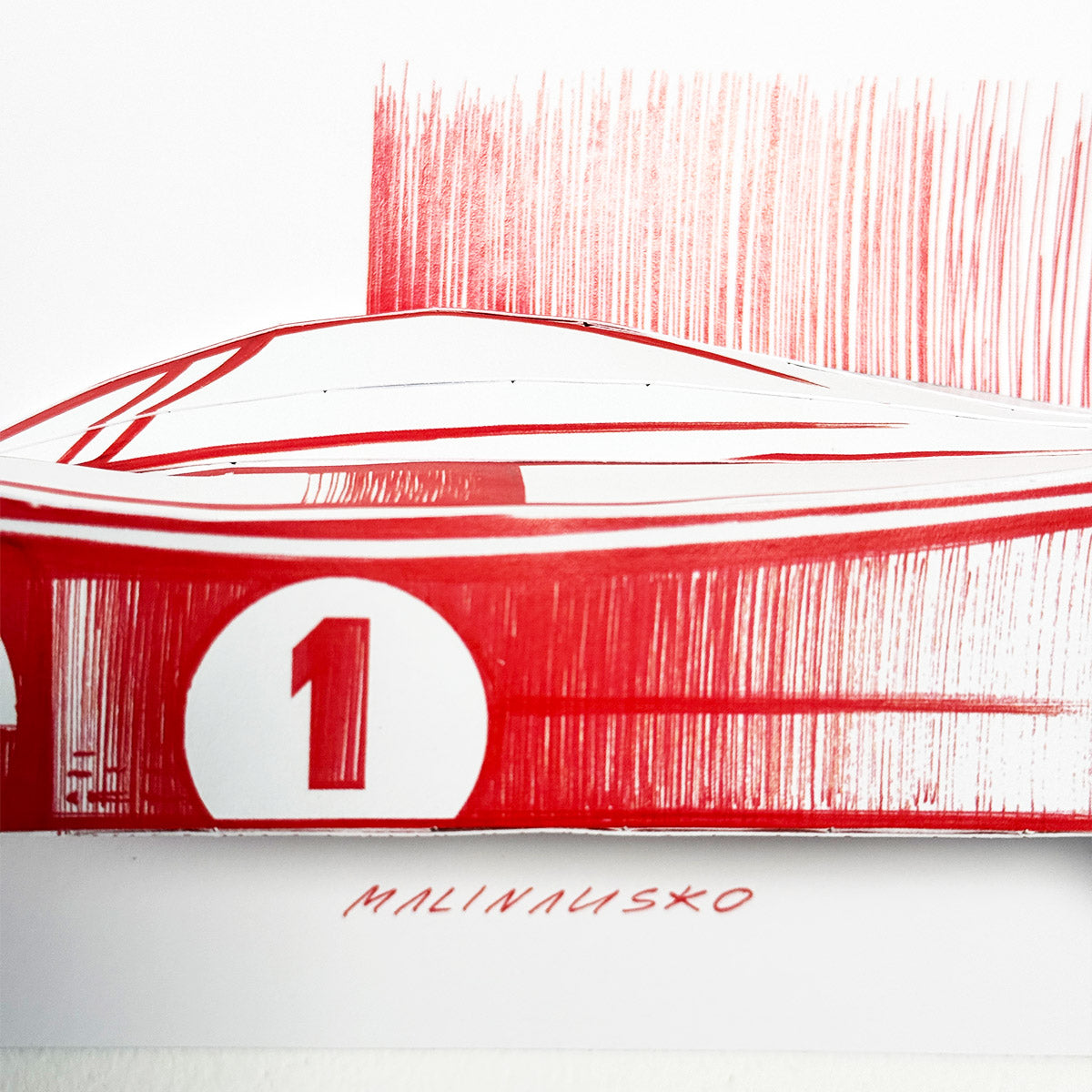 Lemans Legend 962 - Wall Sculpture 30 cm