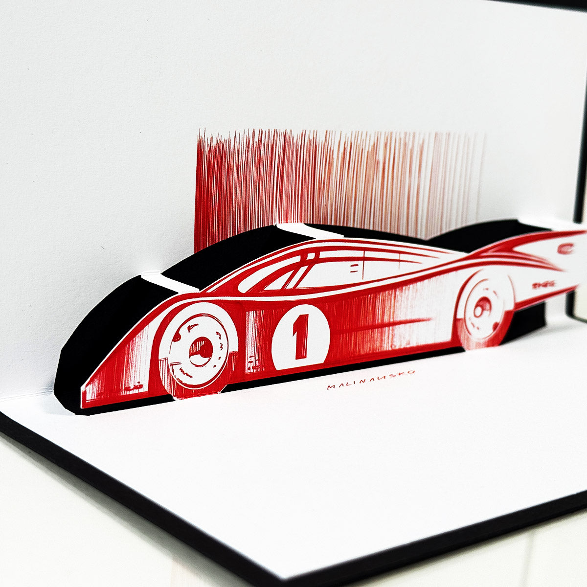 Porsche 962 - Pop Up Card
