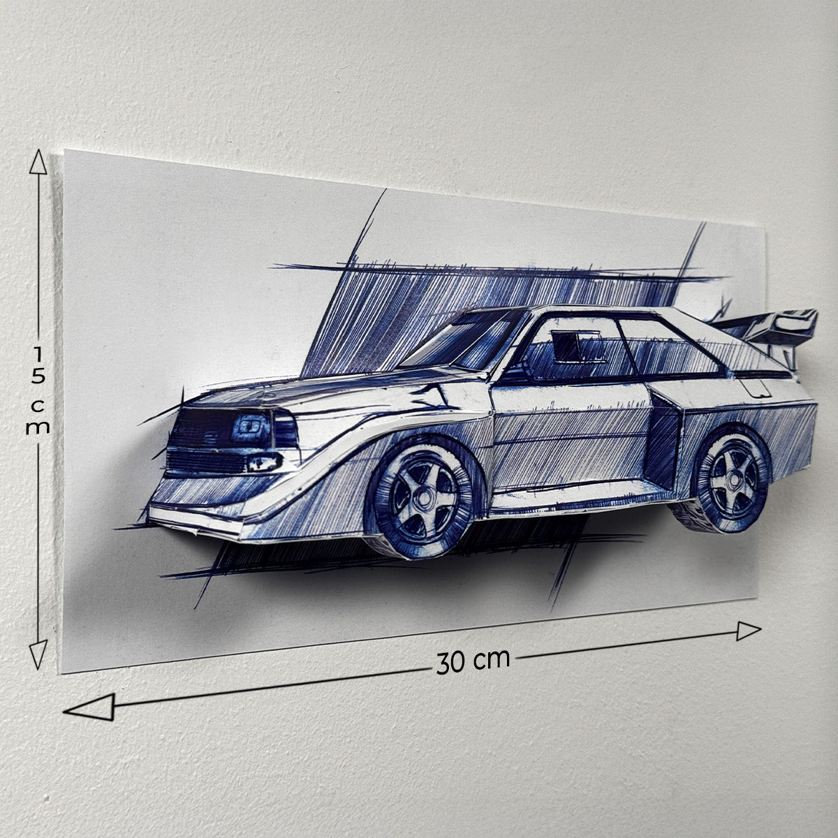 S1 - Papercraft kit - Wall Sculpture 30 cm
