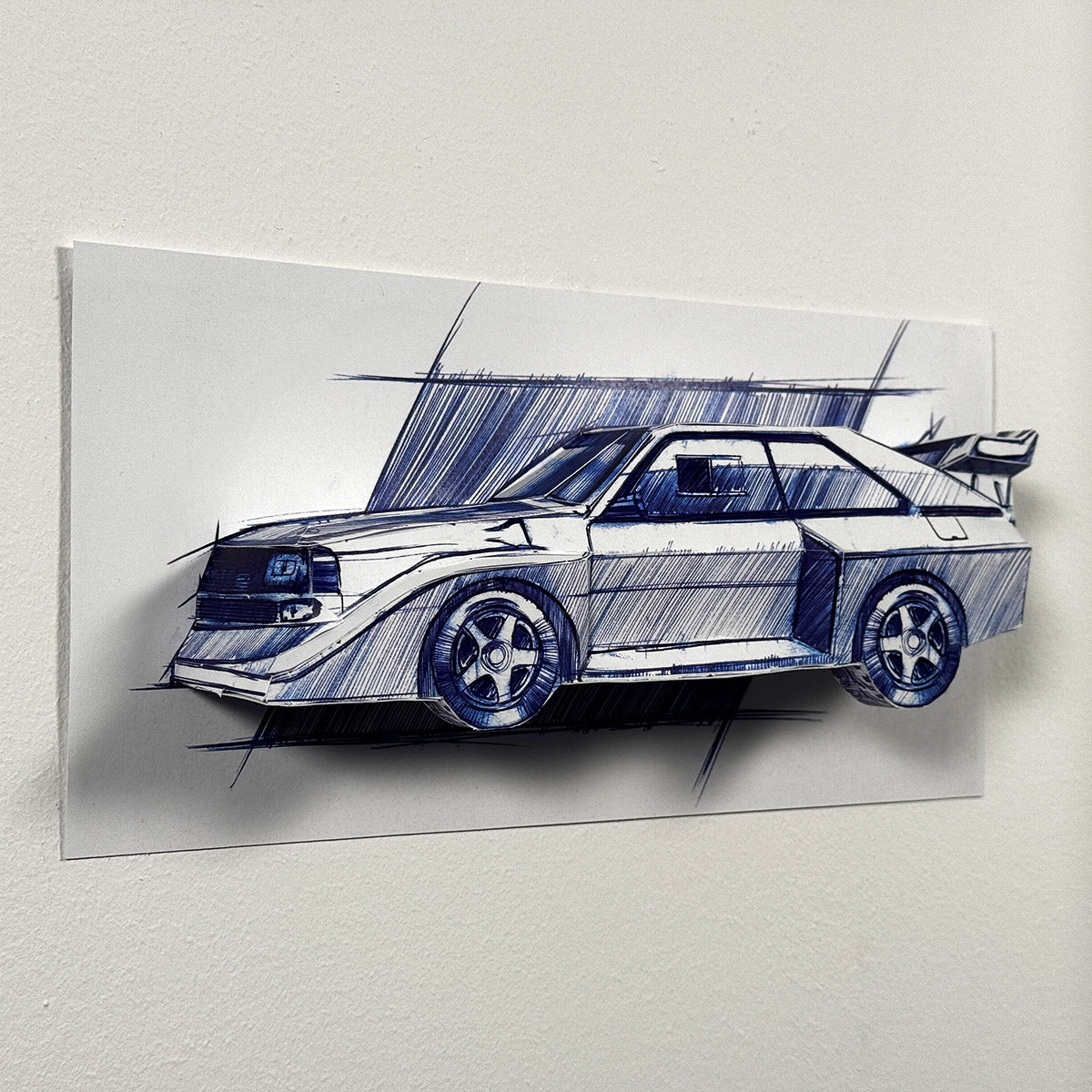 S1 - Papercraft kit - Wall Sculpture 30 cm