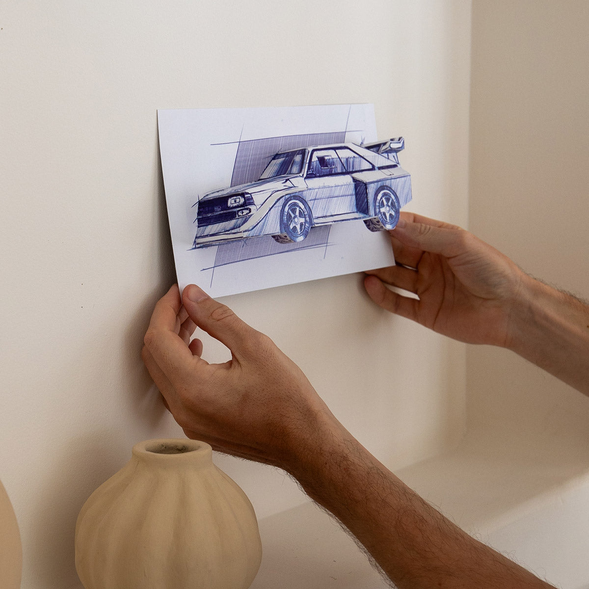 S1 - Papercraft kit - Wall Sculpture 30 cm