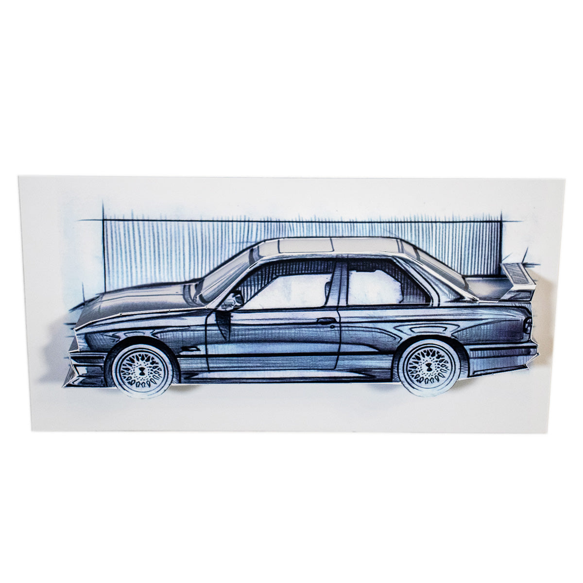 Bavarian Mini 3D Sketch - 1:16 - Top View