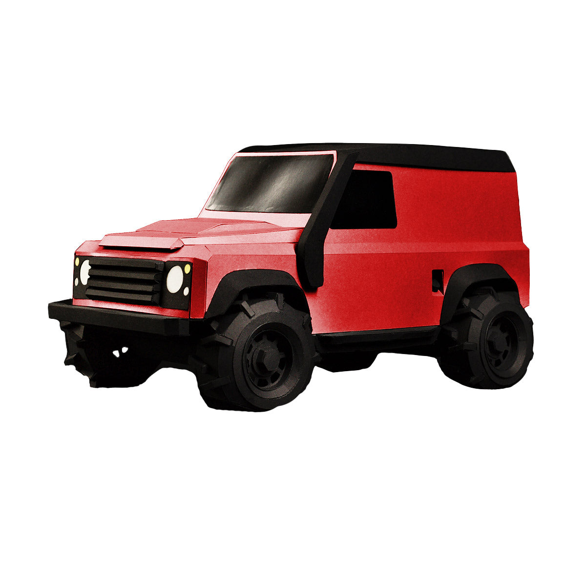 Geländewagen Verteidiger - Papercraft kit - 32 cm