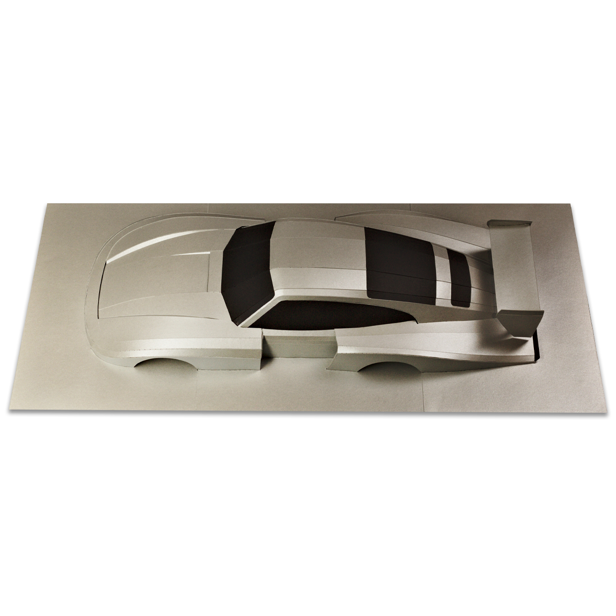 Whale Tail - Papercraft kit - Wall Sculpture 70 cm