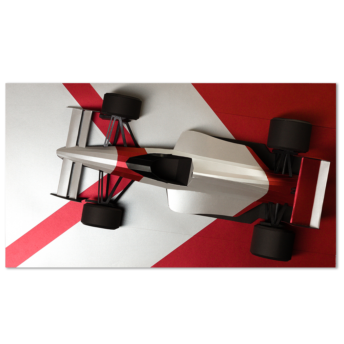 F1 Legend - Papercraft kit - Wall Sculpture 70 cm