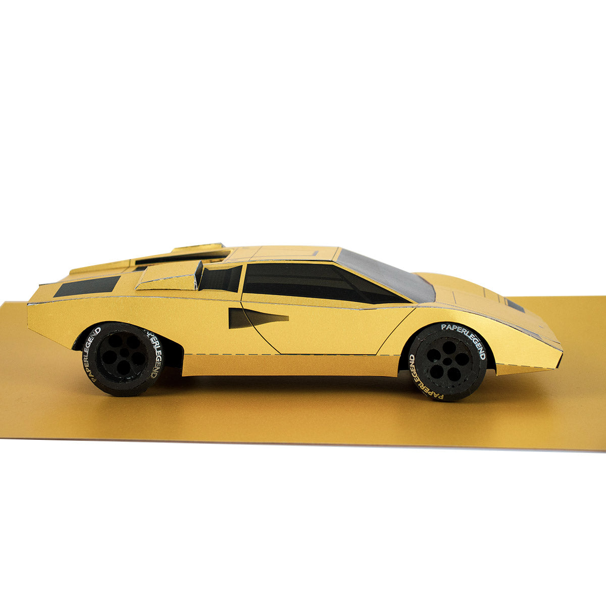 The Coun Papercraft Car Sculpture 1:18 - Side View