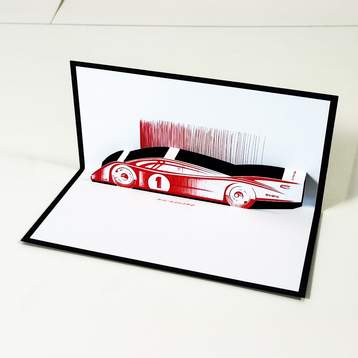 Porsche 962 - Pop Up Card