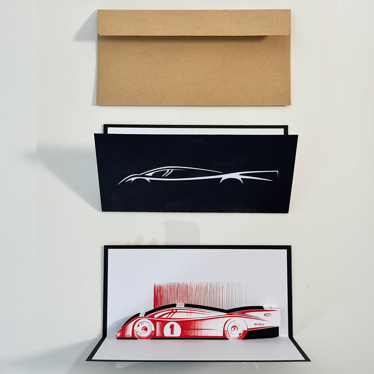 Porsche 962 - Pop Up Card