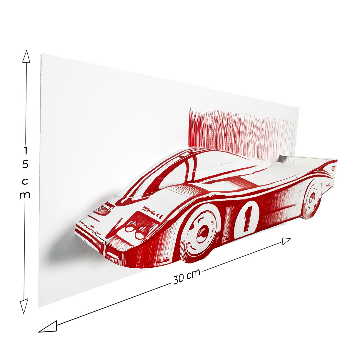 Lemans Legend 962 - Wall Sculpture 30 cm