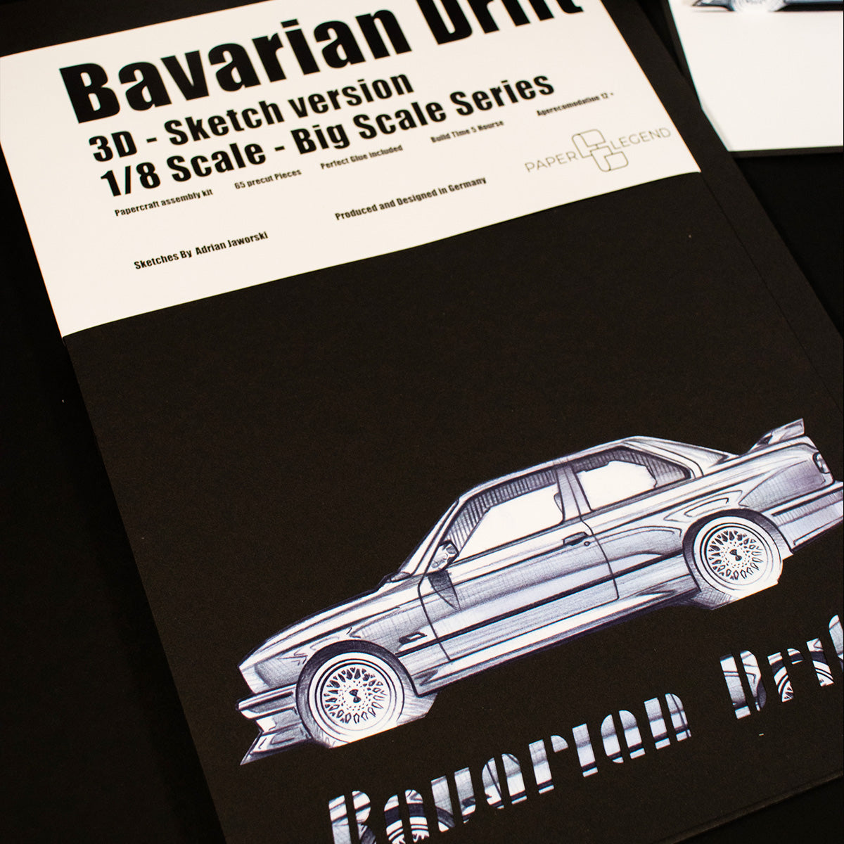 Bavarian Drift - Papercraft kit - Wall Sculpture Bundle