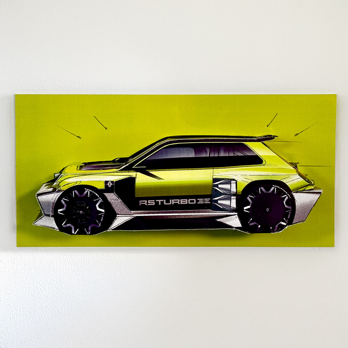 Lemans Legend 962 - Papierbausatz - Wandskulptur 30 cm